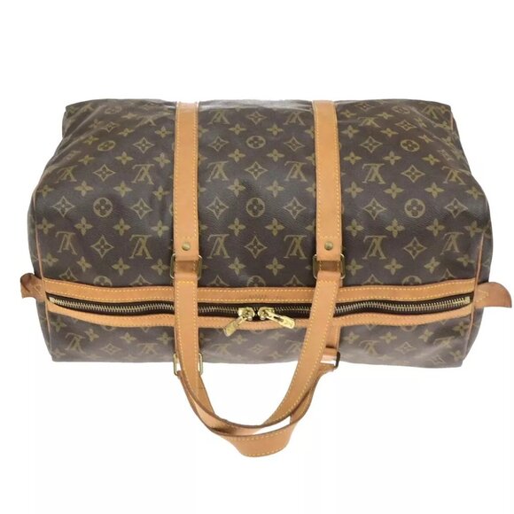 LOUIS VUITTON Sac Souple 45 Travel Hand Bag Monogram Leather BN - Picture 6 of 13